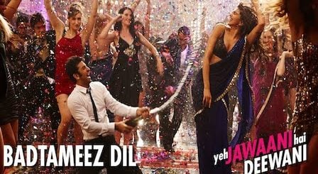 Badtameez Dil Lyrics Yeh Jawaani Hai Deewani