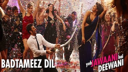 Badtameez Dil Lyrics Yeh Jawaani Hai Deewani