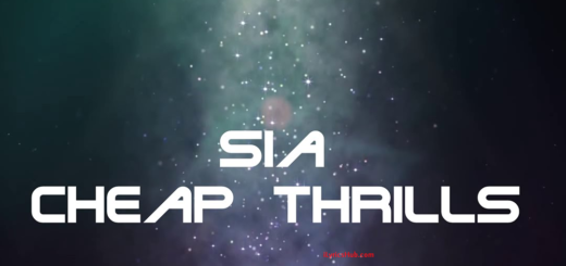 Cheap Thrills Lyrics - Sia (Lyric Video) ft. Sean Paul