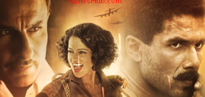 Tippa Lyrics - Rangoon | Sukhwinder Singh, Sunidhi Chauhan |