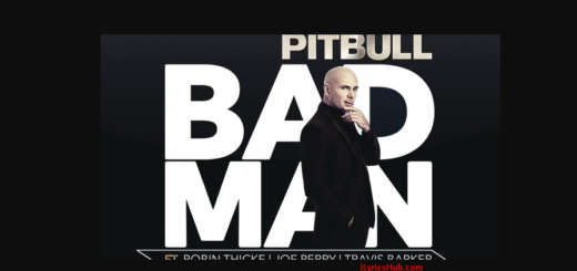 Bad Man Lyrics (Audio) - Pitbull ft. Robin Thicke, Joe Perry, Travis Barker