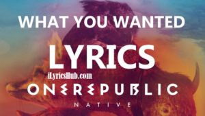 What You Wanted Lyrics - OneRepublic