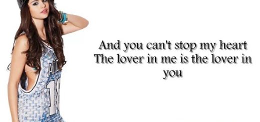 Lover In Me Lyrics - Selena Gomez