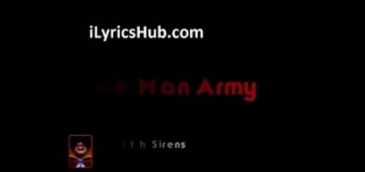 One Man Army Lyrics - Sleeping with Sirens