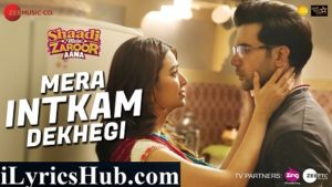 Mera Intkam Dekhegi Lyrics - Shaadi Mein Zaroor Aana