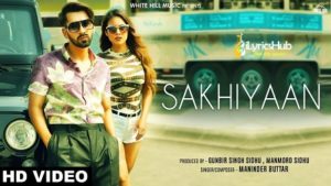 Sakhiyaan-Lyrics