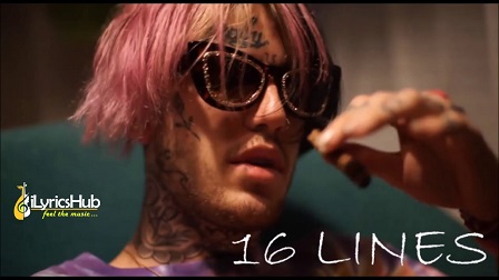 lil peep 16 lines shirt