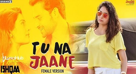 Tu Na Jaane Lyrics (Female Version)- Naman Hanjra