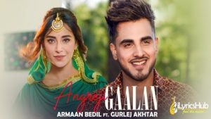 Angreji Gaalan Lyrics - Armaan Bedil