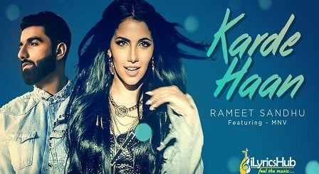 Karde Haan Lyrics Rameet Sandhu