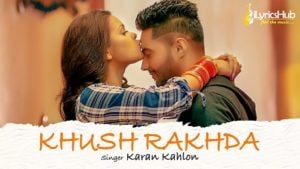 Khush Rakhda Lyrics by Karan Kahlon