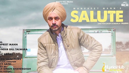 Salute Lyrics Manpreet Mann