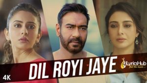 Dil Royi Jaye Lyrics De De Pyaar De by Arijit Singh