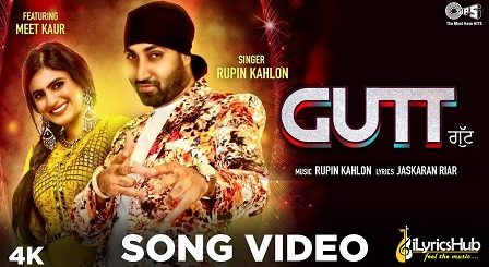 Gutt Lyrics by Rupin Kahlon, Meet Kaur