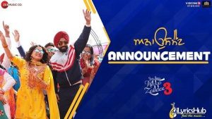 Announcement Lyrics Ammy Virk | Nikka Zaildar 3