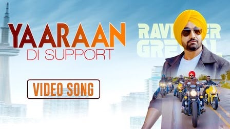 Yaaran Di Support Lyrics Ravinder Grewal