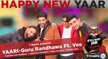 Yaari Lyrics Guru Randhawa | Happy New Yaar