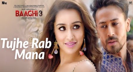 Tujhe Rab Mana Lyrics Baaghi 3 | Rochak Kohli ft. Shaan