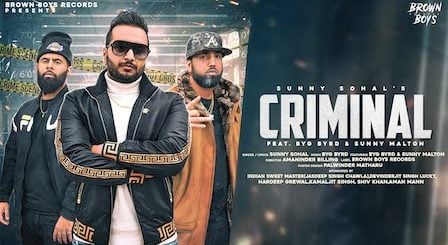 Criminal Lyrics Sunny Sohal