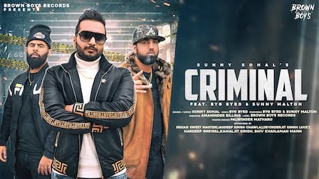 Criminal Lyrics Sunny Sohal