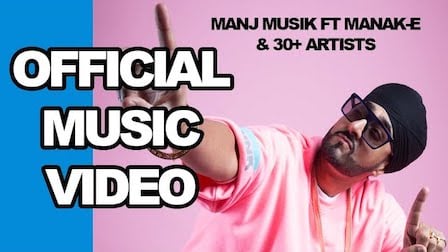 Social Disdancing Lyrics Manj Musik | Manak-E