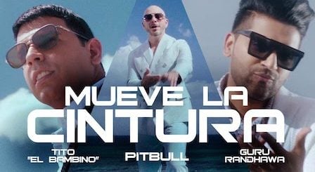 Mueve La Cintura Lyrics by Guru Randhawa | Pitbull