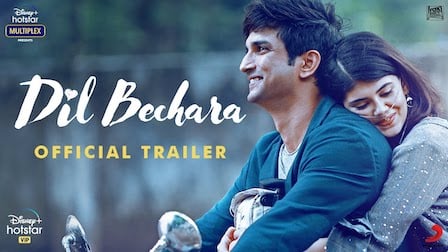 Dil Bechara Official Trailer Sushant Singh Rajput