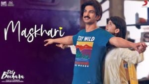 Maskhari Lyrics Dil Bechara | Sunidhi Chauhan