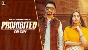 Prohibited Lyrics Sabi Bhinder x Gurlez Akhtar