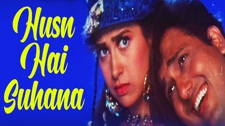 Husn Hai Suhana Lyrics Coolie No. 1 | 90's Hits