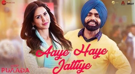 Aaye Haye Jattiye Lyrics Ammy Virk | Puaada