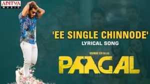 Ee Single Chinnode Lyrics Paagal | Benny Dayal