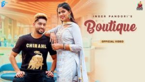 Boutique Lyrics Inder Pandori