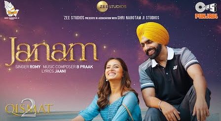 Janam Lyrics Qismat 2 | Romi