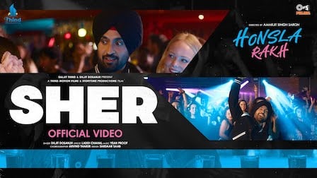 Sher Lyrics Diljit Dosanjh | Honsla Rakh