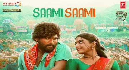 Saami Saami (Hindi) Lyrics Pushpa | Sunidhi Chauhan