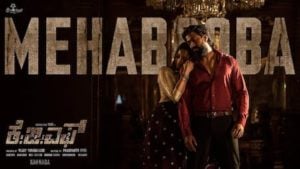 Mehabooba Lyrics KGF Chapter 2 (Kannada)