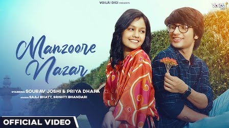 Manzoore Nazar Lyrics Sourav Joshi