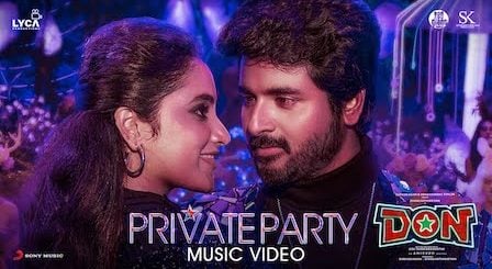 Private Party Lyrics Don | Anirudh Ravichander