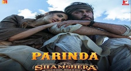 Parinda Lyrics Shamshera | Sukhwinder Singh