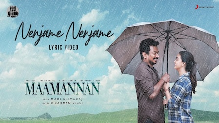 Nenjame Nenjame Lyrics Maamannan | Vijay Yesudas