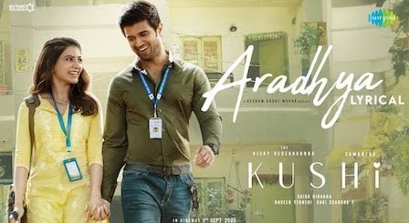 Aradhya Lyrics Kushi (Telugu) | Sid Sriram