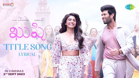 Kushi Lyrics Hesham Abdul Wahab | Telugu Title Track