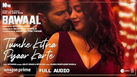 Tumhe Kitna Pyar Karte Lyrics Bawaal | Arijit Singh