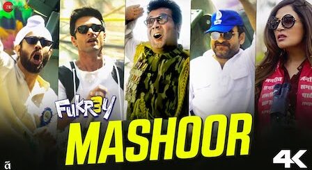 Mashoor Lyrics Fukrey 3 | Abhishek Nailwal