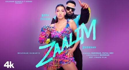 Zaalim Lyrics Badshah x Payal Dev